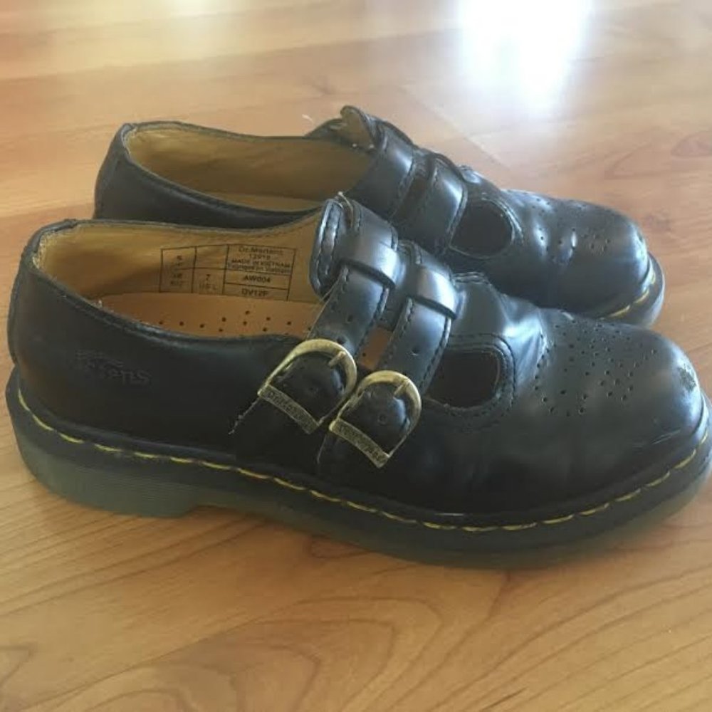 Doc Marten Mary Jane Double T-strap black Size 38